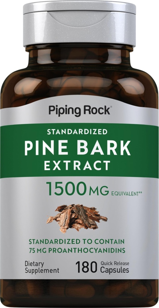 Piping Rock Pine Extract capsule scoarță 