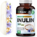 BIO KRAUTER Capsule cu pulbere de culoare Inulin - Inulin Prebiotic Fiber 1200 mg Putere - 250 Conte - Pure Soluble Fiber Supplements - Cyber Root Fiber Capsule pentru suport digestiv - Vegan