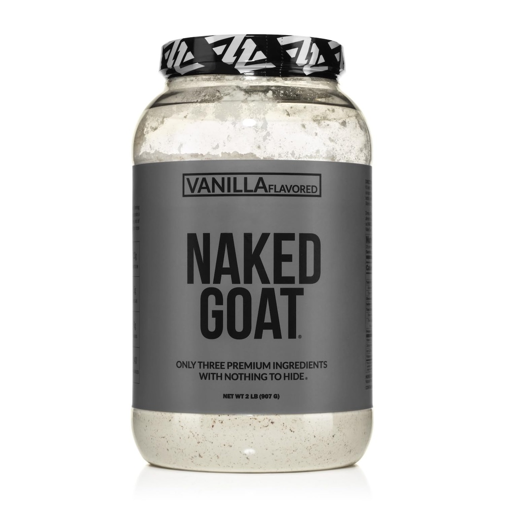 Pudră de proteine de vanilie de capră - Pășunat Hed Goat Whey Pulbere de proteine de la mici-Herd Daries - Doar 3 Ingrediente - fără OMG, fără soia - toate naturale - 23 Grams de proteine - 25 Serviri