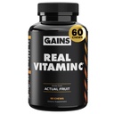 Câştiguri în vrac reale Vitamina C, Suport imun Chewable, Vitamine naturale cu Citrus Bioflavonoids, Întreaga alimente Vitamina C Supliment din plante surse, Suplimente Vegan pentru femei şi bărbaţi, 60 tablete