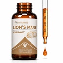 Lions Mane Liquid - Leu pana Mane Tincture for Memory, Focus & Clarity - Lions Mane Supliment - Lion Mane Mushroom Supplement - Nootrops Brain Supplement - (1 Pack)