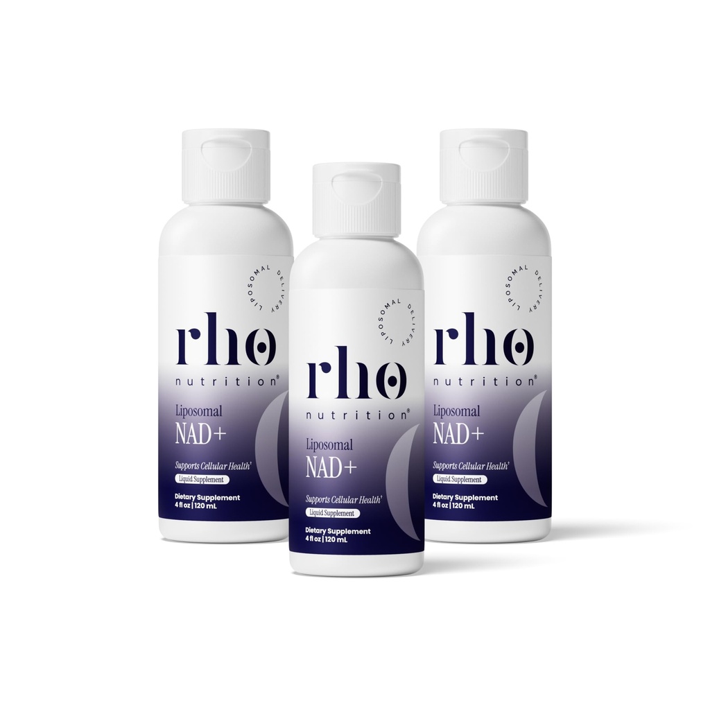 Rho Nutritie Liposomal NAD+  Ajuta la sustinerea sanatatii celulare normale, imbatranire sanatoasa, metabolismul energetic si vitalitatea 