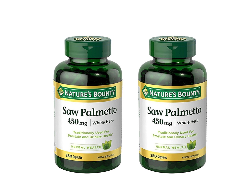 Saw Palmetto 450 mg Capsule 250 ea (Pachet de 2)
