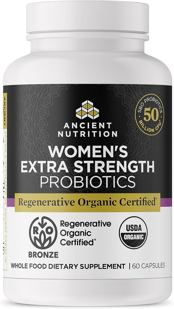 Nutriție antică Regenerative Probiotice ecologice certificate pentru femei, Probiotics Femeie