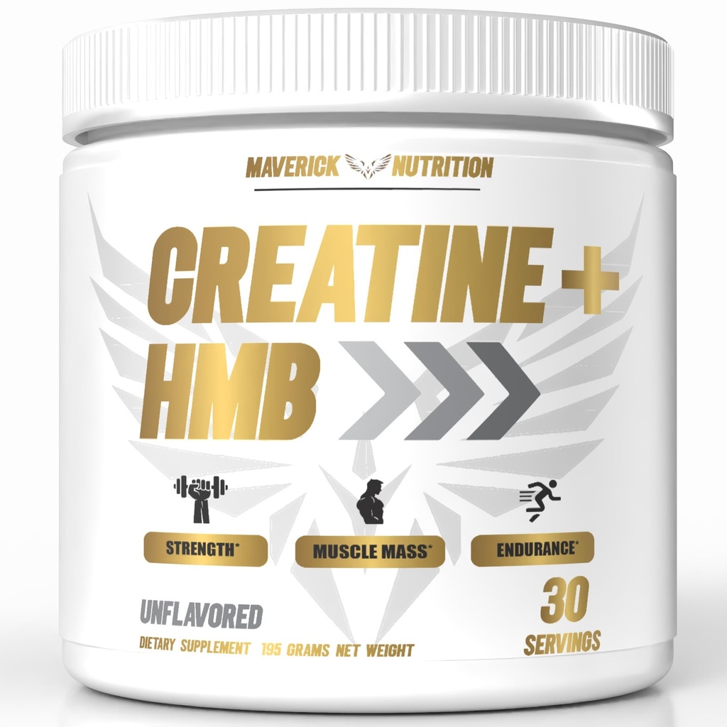 Creatin HMB - Creatine Powder for Men - Creatine Powder - Creatine Supplement - Creatine for Men - HMB Creatine - Creatine HMB Powder - Creatine - Creatine Monohidrat - 30 Servings - Unflavored