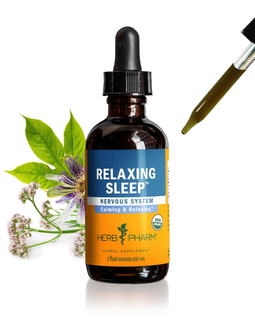 Herb Pharm Relaxare Formula de somn Herbal cu extract de lichid valerian - 2 Oz