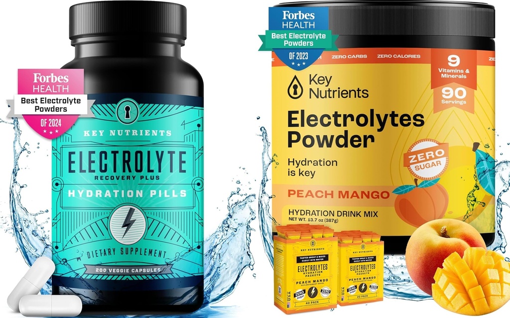 Key NUTRIENTS Hydration & Energy Electrolyte Bundle 