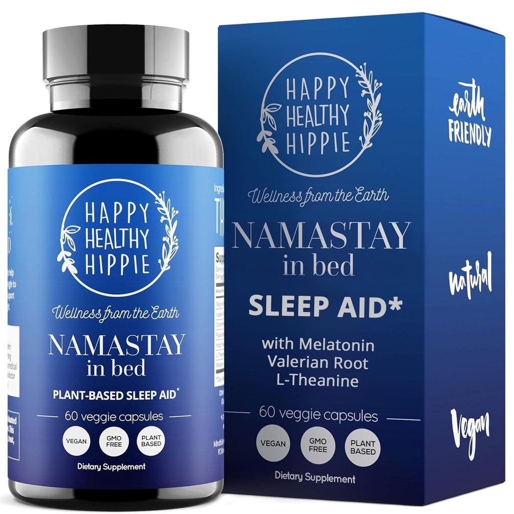 Ajutor pentru somn natural pentru adulți w/Low Doză Melatonin 0,5 mg 