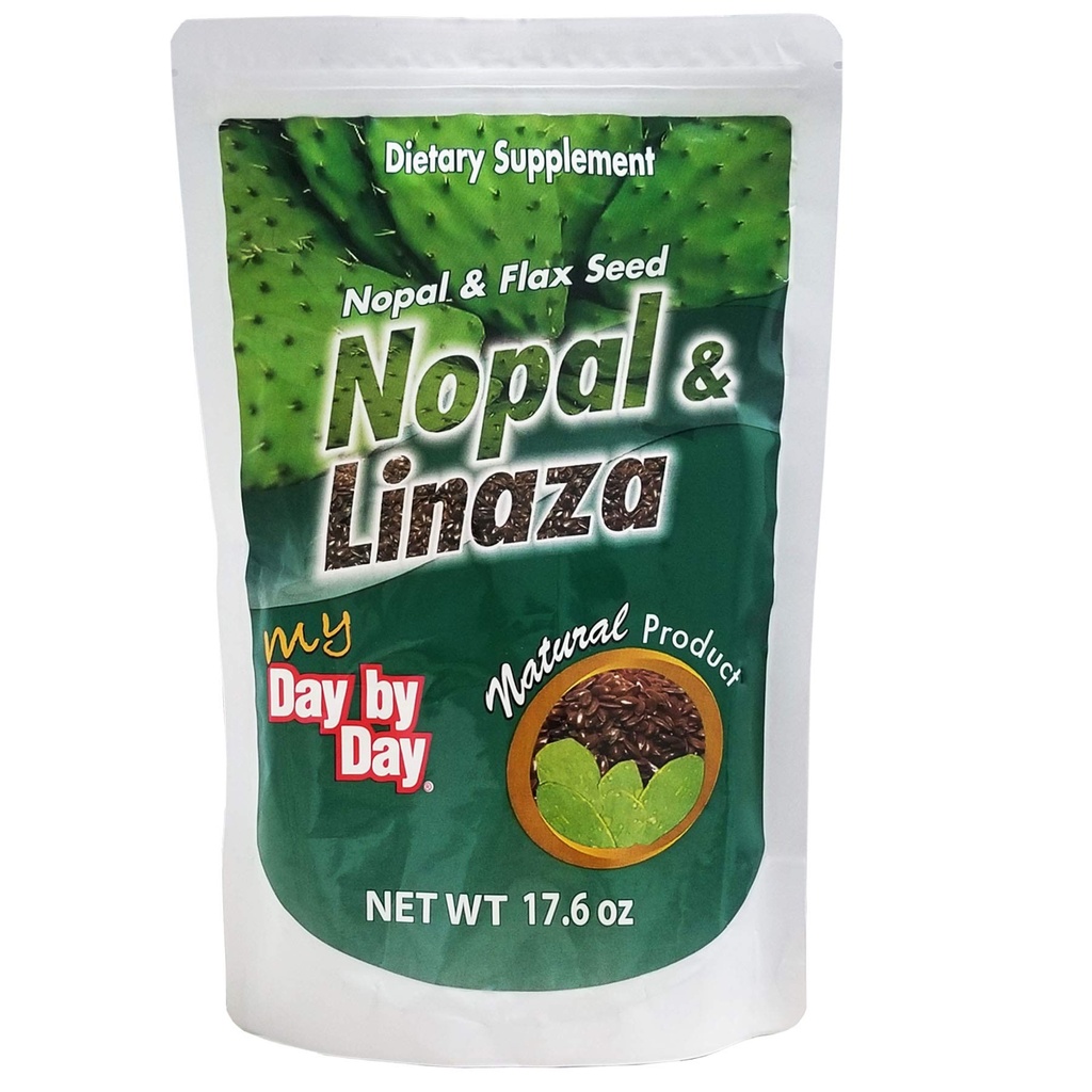 Ziua mea de zi, Nopal și semințe de in, Fibră naturală, 17.6 Oz, sac