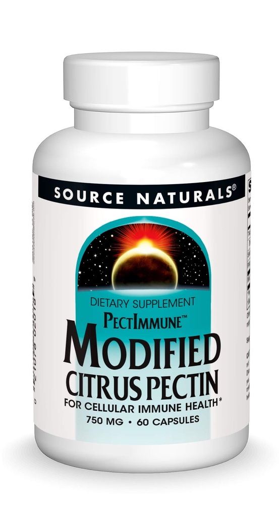 Sursa Naturals PectImmune, Citrus Pectin modificat, pentru Celular Immune Health*, 750mg - 60 Capsule