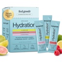 Feel Goods Hydration Hero, Variety Pack, 1000 mg Electrolytes Powder, Sugar Free, Magneziu, Organic Aloe Vera, L Theanine, Vitamina C, Vegan, Non OMG, On The Go Electrolyte Packets, 12 Count