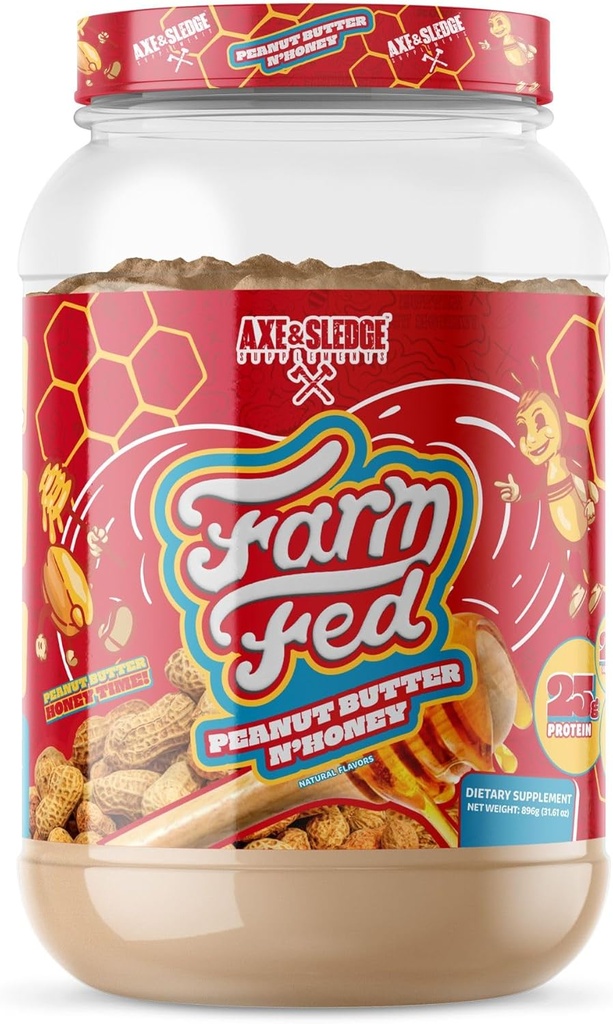 Axe & Sledge Farm Fed 100% Whey Proteina Izolat 