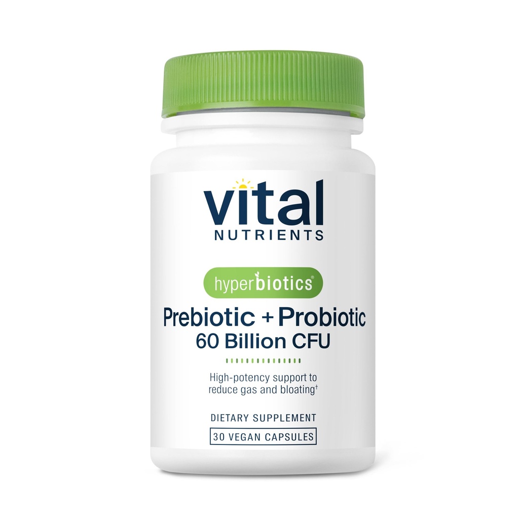 Hiperbiotice Vital Nutrients Prebiotice și Probiotice pentru femei și bărbați 