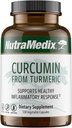 NutraMedix Curcumin - capsule Turmeric 500 mg - Promovează un răspuns inflamator sănătos, Sistemul imunitar, Brain, Inima şi Ficat (120 capsule)