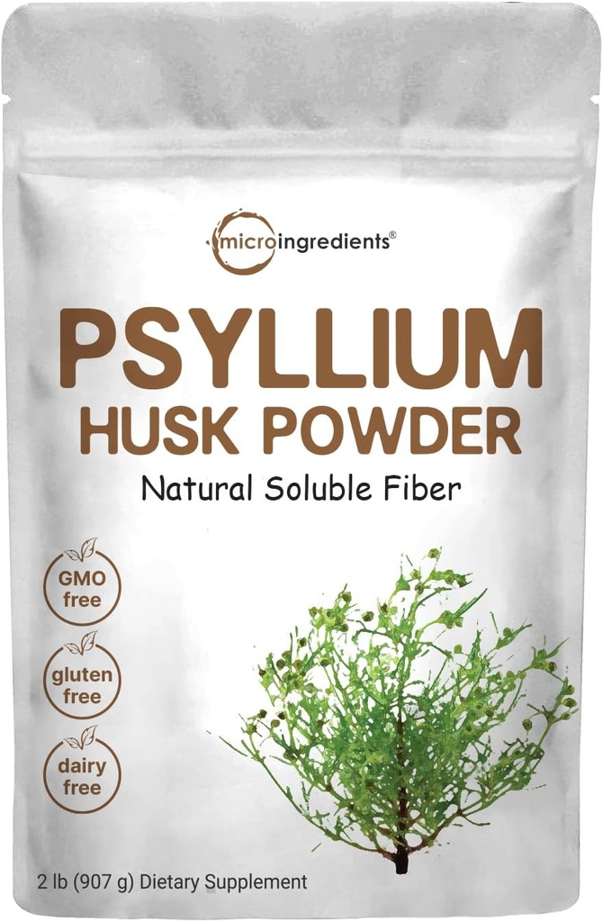 Micro Ingrediente Psyllium Husk Powder, 2lbs (32oz) 