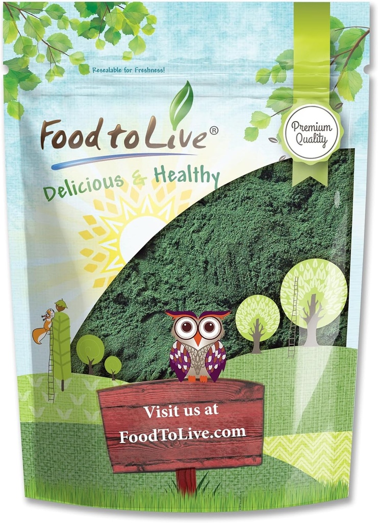 Alimente pentru a trăi Chlorella Powder, 4 Lire - Kosher, Raw Green Algae, Vegan Superfood, vrac, pur Vegan Green Proteina, bogat în vitamine și minerale, mare pentru băuturi, Ceaiuri și Smoothies