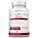 Stiinta aprobata CoQ10 MD - Extra Force 300mg Pure CoQ10 cu Bioperine® pentru absorbtie mai rapida - Suport optim - 3 luni de aprovizionare