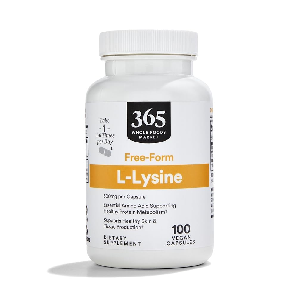365 de Whole Foods Market, L-Lysine 500mg, 100 Count