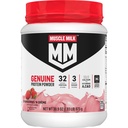 Muşchi Lapte praf de proteine autentic, Căpşuni, N Creme, 1.93 Lire, 13 Servings, 32g Proteina, 3g Zahăr, Calciu, Vitamine A, C & D, NSF Certificat pentru Sport, Energizant Snack, Ambalaj mai Vary
