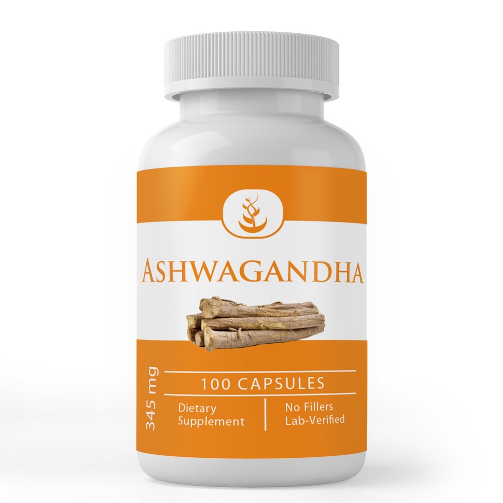 INGREDIENTE ORIGINALE PURE Ashwagandha (100 capsule) Mereu pure, fără aditivi sau fillere, verificate de laborator