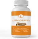 INGREDIENTE ORIGINALE PURE Ashwagandha (100 capsule) Mereu pure, fără aditivi sau fillere, verificate de laborator