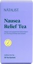 NATALIST Greaţă Relief Ceai Ease Sarcina Dimineaţa Stare de rău Calmant Plant-Based Comfort Blend pentru femei - Digestive Soothing Organic Ginger & Peppermint - Vegan, Gluten-Free, Cafeina-Free - 20 Bags