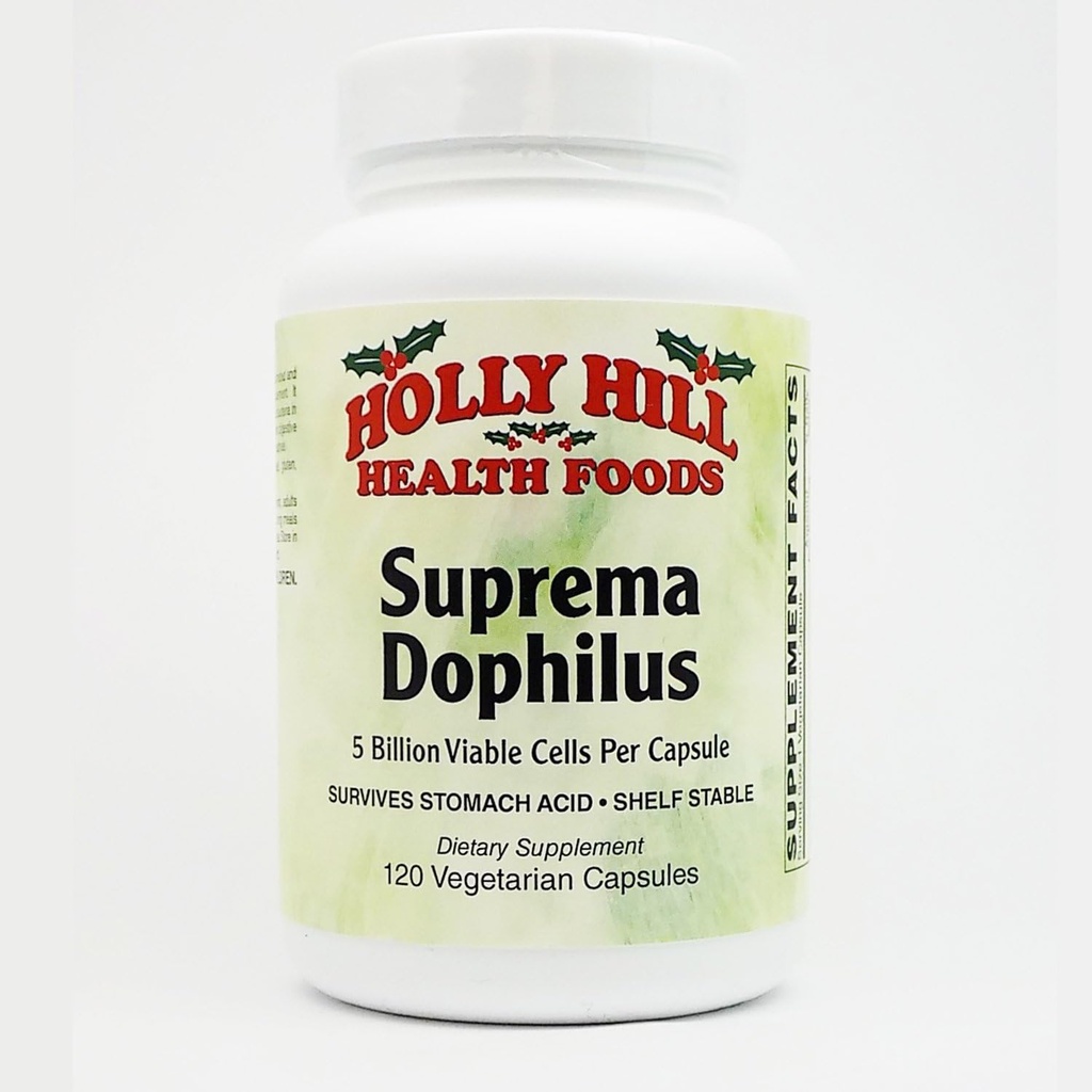 Holly Hill Health Foods, Suprema Dophilus, 120 capsule vegetariene