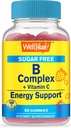 WellYeah Vitamina B Complex de zahăr Gumries gratuit 