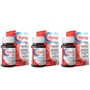 Dona Crystalline Glucosamină Sulfat, 750 Mg, Suplimentul comun pastile pentru Knee Comfort & Asistenţă medicală comună, 750 Mg, 60 Conte (3 ambalaj)