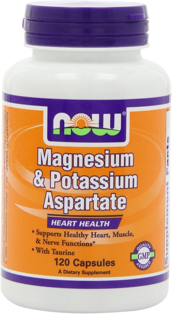 ACUM Magneziu şi Aspartat de potasiu W/ Taurină, 120 capsule (Pachet de 2)