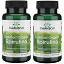 Swanson Certified Organic Spirulina 500 mg 180 Tabs (2 ambalaj)