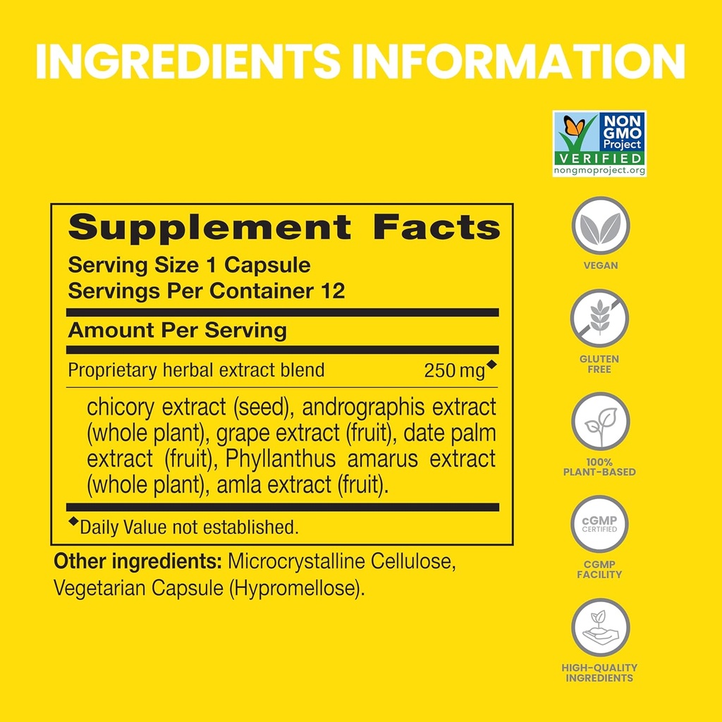 Himalaya PartySmart, 12 Tub capsule - Dezintegrarea alcoolului Suport pentru ficat pentru o mai bună dimineață după băut - Plant based, Vegan, Non-GMO, Gluten gratuit, Studiat clinic (Pachet de 2)