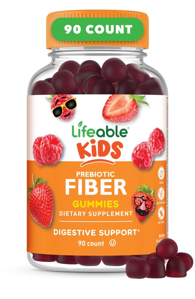 Gume prebiotice pentru copii Prebiotic Fiber Gumies pentru copii 