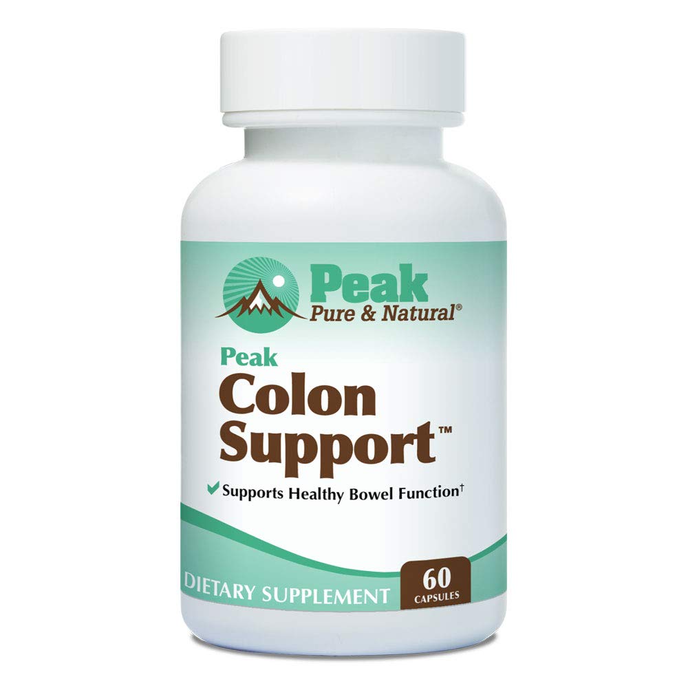 Suport Pure & Natural Colon - Colon Cleanse și dezintoxicare Supliment pentru Digestive Health - Suport Sanatate Gut cu Inulin și extracte de frunze de senna - cu fibre, prebiotice și probiotice - 1 ambalaj