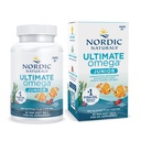 Nordic Naturals Ultimate Omega Jr., Strawberry - 90 Mini Gels Soft - 680 Total Omega-3s cu EPA & DHA - Brain Health, Mood, Learning - Non-GMO - 45 Servings