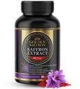 Golden Saffron Saffron Extract capsule - Premium Saffron Suplimente - 88.50 mg Saffron pastile pure - Mood Support - Eye Support - Echilibru emotional, Focus & Eye Health Made in The USA - 60 Capsule