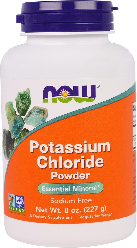 Acum alimente: Clorura de potasiu pulbere de sare de masă Substitut, 8 oz (2 ambalaj)