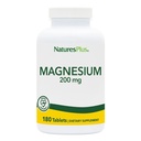 NaturasPlus Magneziu - 200 mg, 180 comprimate - vegetarian, gluten gratuit - 180 Serviri