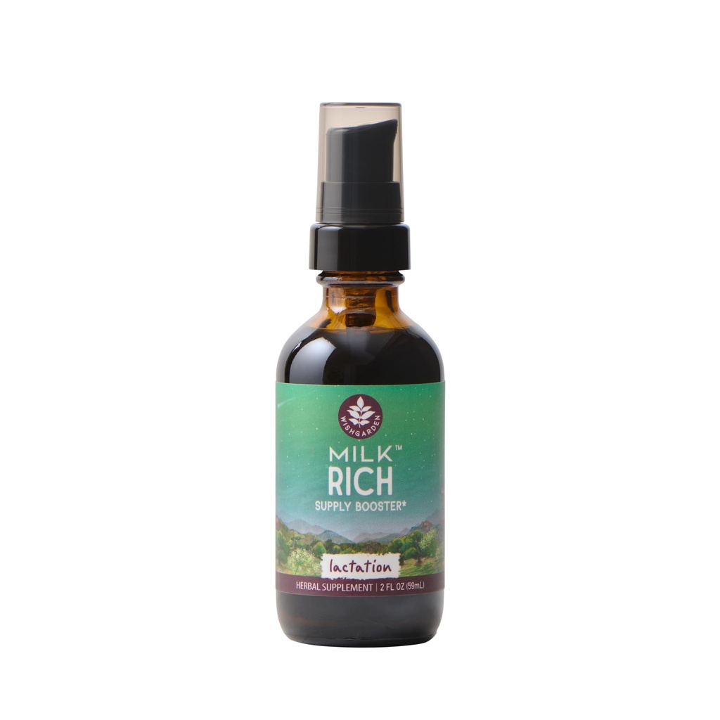 WishGarden Herbs Lapte bogat cu Capre Rue si Schinduf - Herbal Alaptare Supplement, san de aprovizionare cu lapte si alaptare Supliment pentru cresterea calitatii fluxului de lapte si productie, 2oz