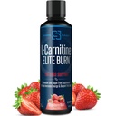 L-Carnitine Elite Burn lichid Keto Fat Burner și Metabolism Activator - Suport pierdere de grăsime Keto pierdere in greutate crestere energie - Stimulant gratuit - Strawberry Blast 3000mg (32 Servings)