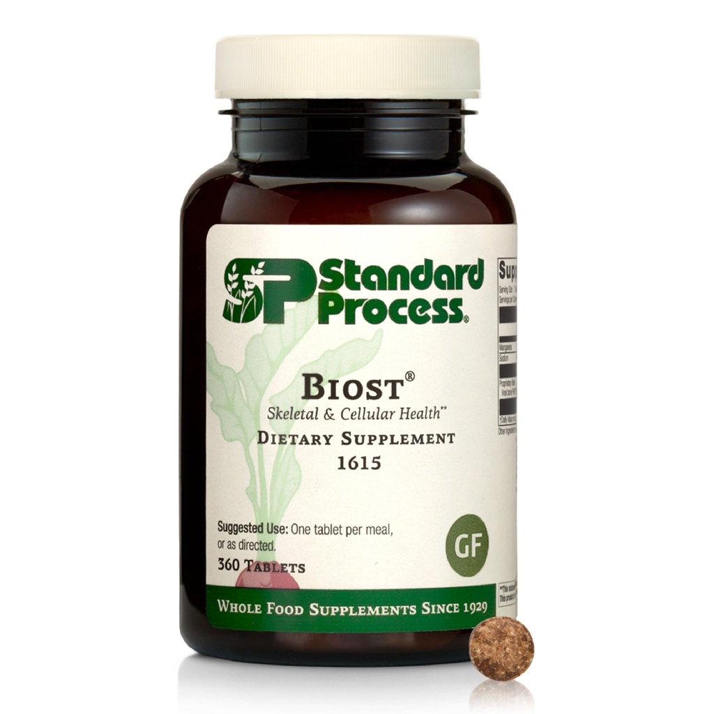 Proces standard Biost Skeletal & Cellular Health Supliment alimentar - Gluten-free, non-Dairy, Non-Soy, & Non-Grain - SIDA puternice dinți și oase - 360 comprimate