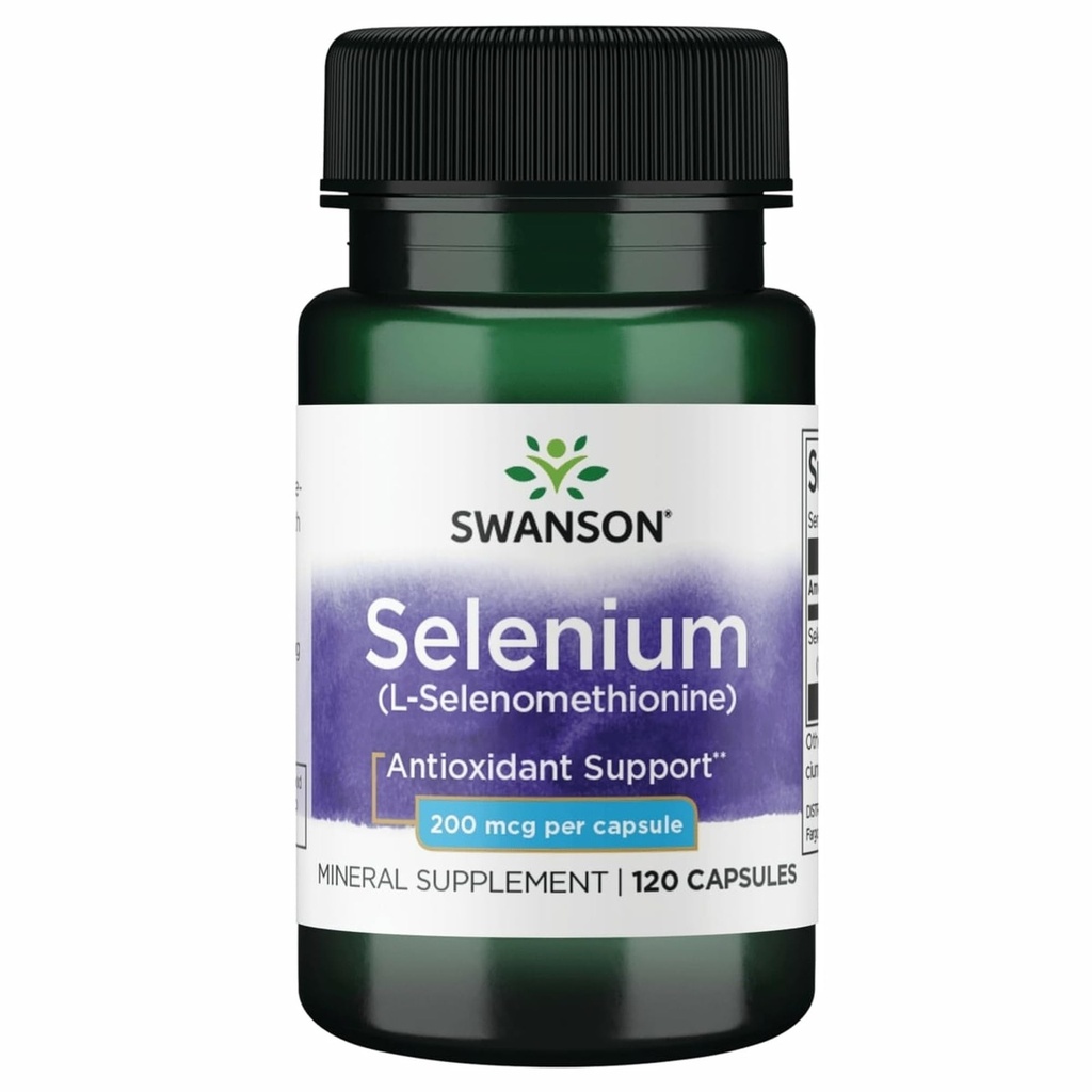 Swanson Semsc Seleniu 200 mcg 120 capsule