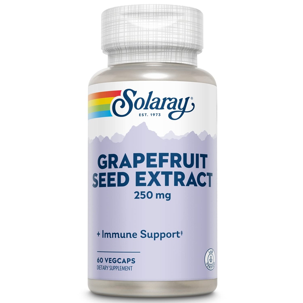 SOLARAY Garantat extract de grepfrut, Veg Cap (Btl-Plastic) 250mg
