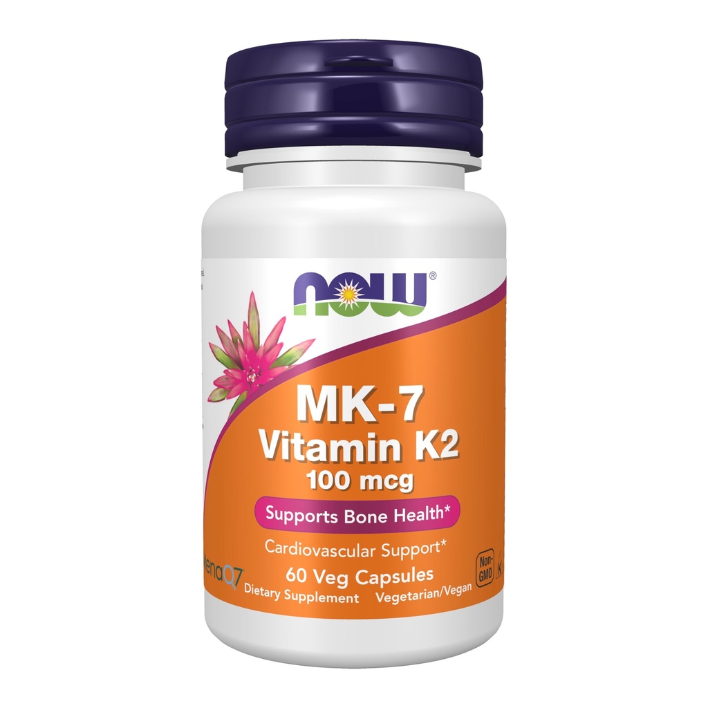 ACUM Alimente Suplimente, MK-7 Vitamina K-2 100 mcg, Suport cardiovascular *, Sustine sanatatea oaselor*, 60 Veg Capsule