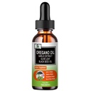 Ulei organic de Oregano cu ulei de semințe negru, picaturi lichide Oregano ulei w/Garlic frunze de măsline Elderberry pentru Immun,Suport Digestiv & Antioxidant,Suplinitor sezonier pentru femei Barbati