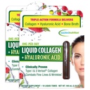 Nutritie aplicata Colagen lichid + Acid hialuronic - 10 tuburi lichide, pachet de 2 - Piele si unghii - Aroma mixta Berry - 20 Serviri