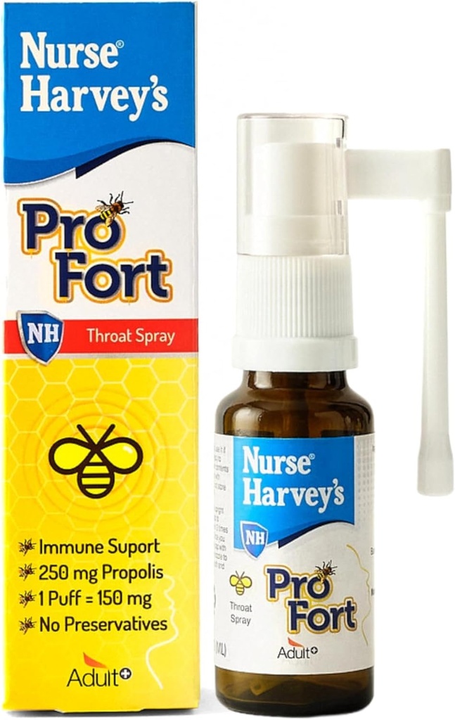 Gâtul de spray al surorii Harvey Propolis Pro-Fort Mouth and Ghroat Spray - Sore Throat 0,7Fl Oz