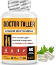 NuBest Doctor Taller - Suporturi de rezistență osoasă, Îmbunătățiți sistemul imunitar - Keto cu calciu, vitamina D3, vitamina K2, aminoacizi și plante aromatice pentru copii (8+) - 60 capsule Vegane 