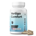 Vertigo Relief Supliment 1750 mg, 90 Capsule - Suport natural pentru boala de miscare, Amețeli, Tinitus, Migrene, Echilibrul urechii interne (Pachetul de 1)