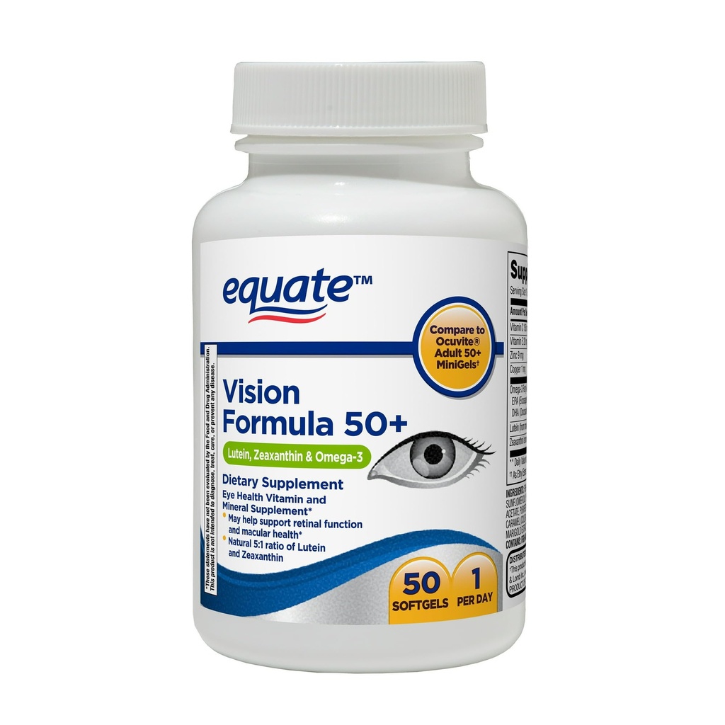 Convergenta Vision Formula 50+ Geluri moi Supliment alimentar, 50 Conte